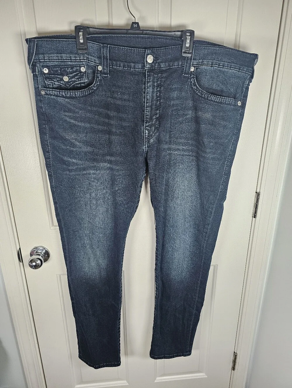 True Religion Jeans Mens Geno Relaxed Slim Size 44x32